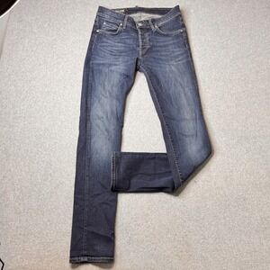 Roy Rogers Womens Luxe Jeans Size 30 Dark Wash‎ Lived In Fade Slim Fit